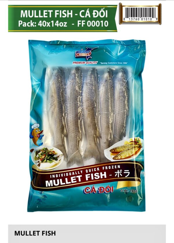 FF 00010 MULLET FISH - Cá đối Pack 40x14oz